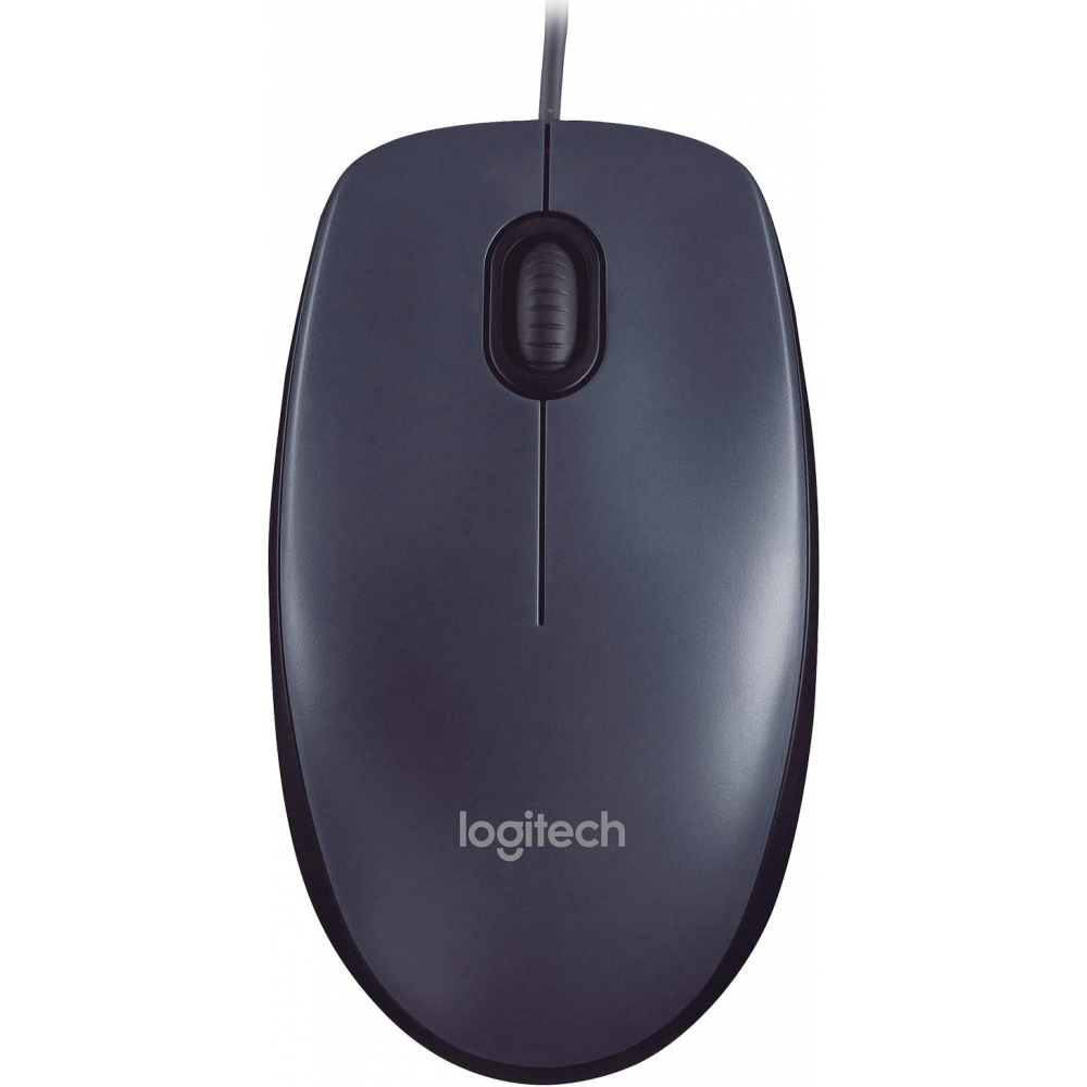 Mouse USB Logitech M90 - Preto