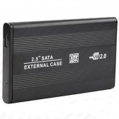 Gaveta Case HD Sata 2,5 USB 2.0 TSA Preto/Prata - CS-01