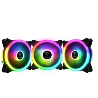 Kit Cooler Fan com 3un 120mm GAMDIAS Aeolus M2-1203