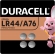 Bateria Alcalina Duracell 1,5V LR44 com 4UN - Moeda Peq