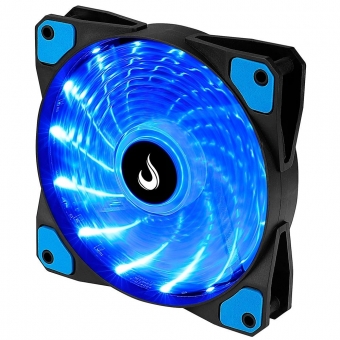 Cooler para Gabinete 12cm Rise Led Azul
