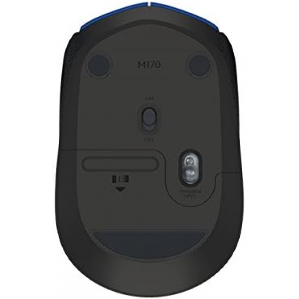 Mouse sem Fio USB Logitech M170 - Azul