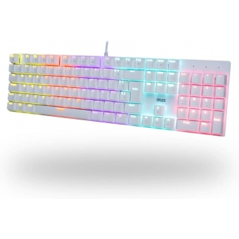 Teclado Mecanico Gamer Orion Essential Branco Switch Blue