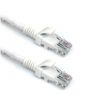 Cabo Rede Patch Cord CAT5E 1,5m Pluscable PC-ETHU15WH