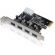 Placa PCI-E USB 3.0 4 Portas F3 Chipset Realtek 8111E
