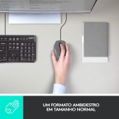 Mouse USB Logitech M100 -Preto