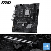 Placa Mae MSI PRO Series H810M-E DDR5 Intel LGA 1851 