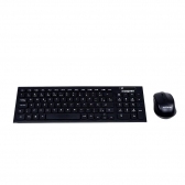 Kit Teclado Mouse sem fio MaxPrint CW1001 Preto