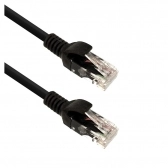 Cabo Rede Patch Cord CAT5E 10m Pluscable PC-ETHU100BK Preto
