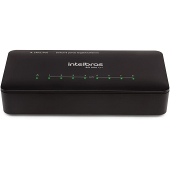 Switch 8P 10/100/1000 Intelbras SG 800 Q+ Gigabit