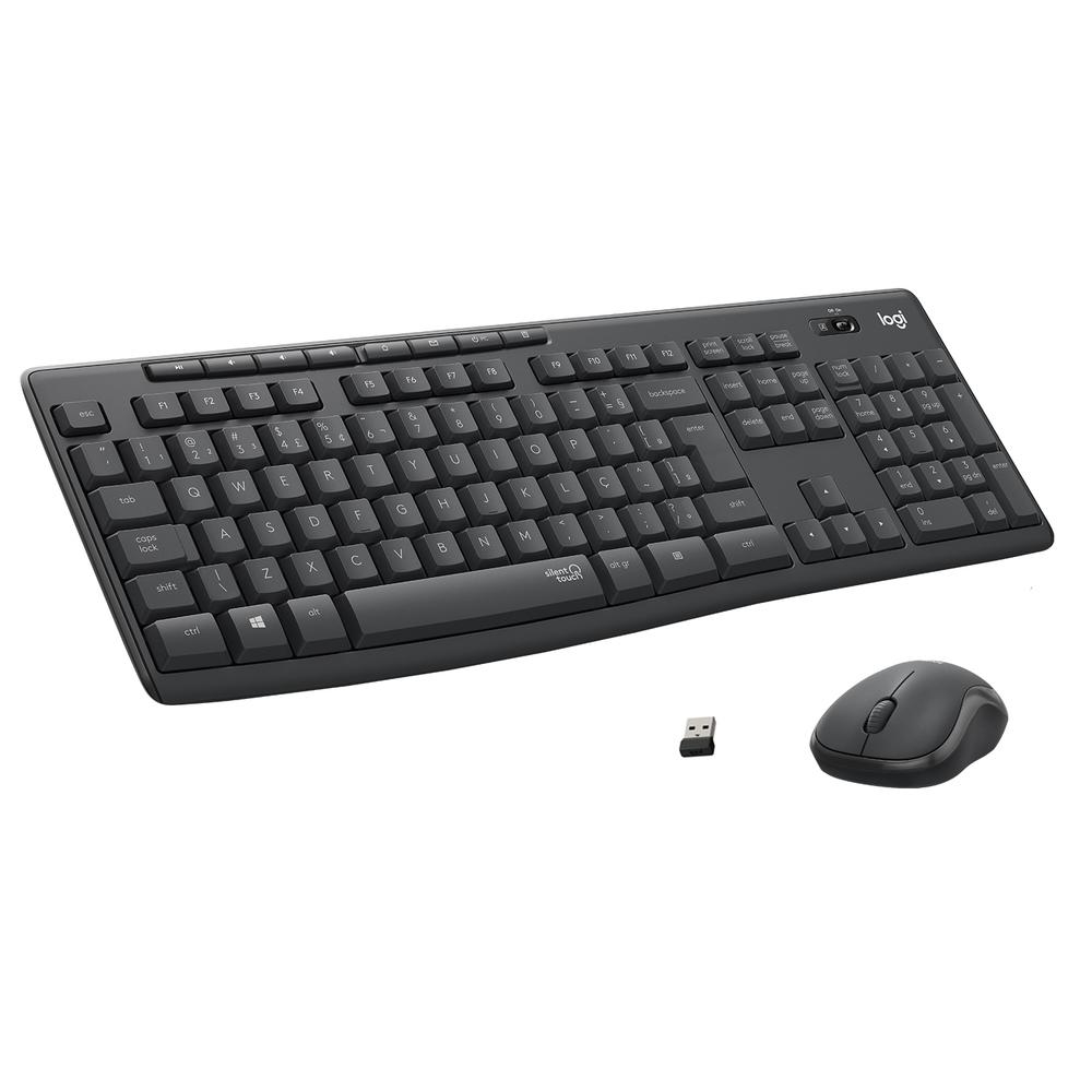 Kit Teclado e Mouse sem Fio Logitech MK295