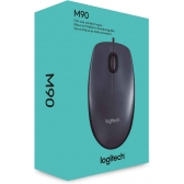 Mouse USB Logitech M90 - Preto