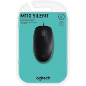 Mouse USB Logitech M110 - Preto
