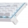 Teclado Mecânico Gamer Aplus Barak White Led Branco