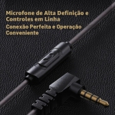 Fone de Ouvido Intra Auricular com microfone  QKZ Enzo Pro -P2