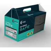 Nobreak UPS Safe 600VA Bivolt 1Bat 4Tomadas - Preto