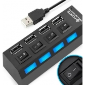 Hub USB 2.0 4 Portas Knup HB-T63