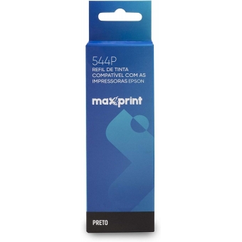 Garrafa de Tinta Maxprint Comp Epson 544P 70ml - Preto