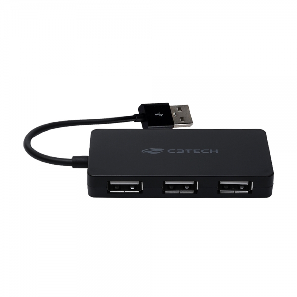 Hub USB 2.0 4 Portas C3 Tech HU-220BK