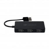 Hub USB 2.0 4 Portas C3 Tech HU-220BK