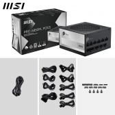 Fonte de alimentação 850W 80 Plus Platinum MSI Pro A850PL Modular