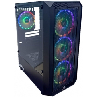 Gabinete Gamer ATX  Aplus Zohar AP-GB-4780 sem Fonte com 4 Fans A-RGB