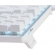 Teclado Mecânico Gamer A+ Plus Tech Barak White Led Branco Blue