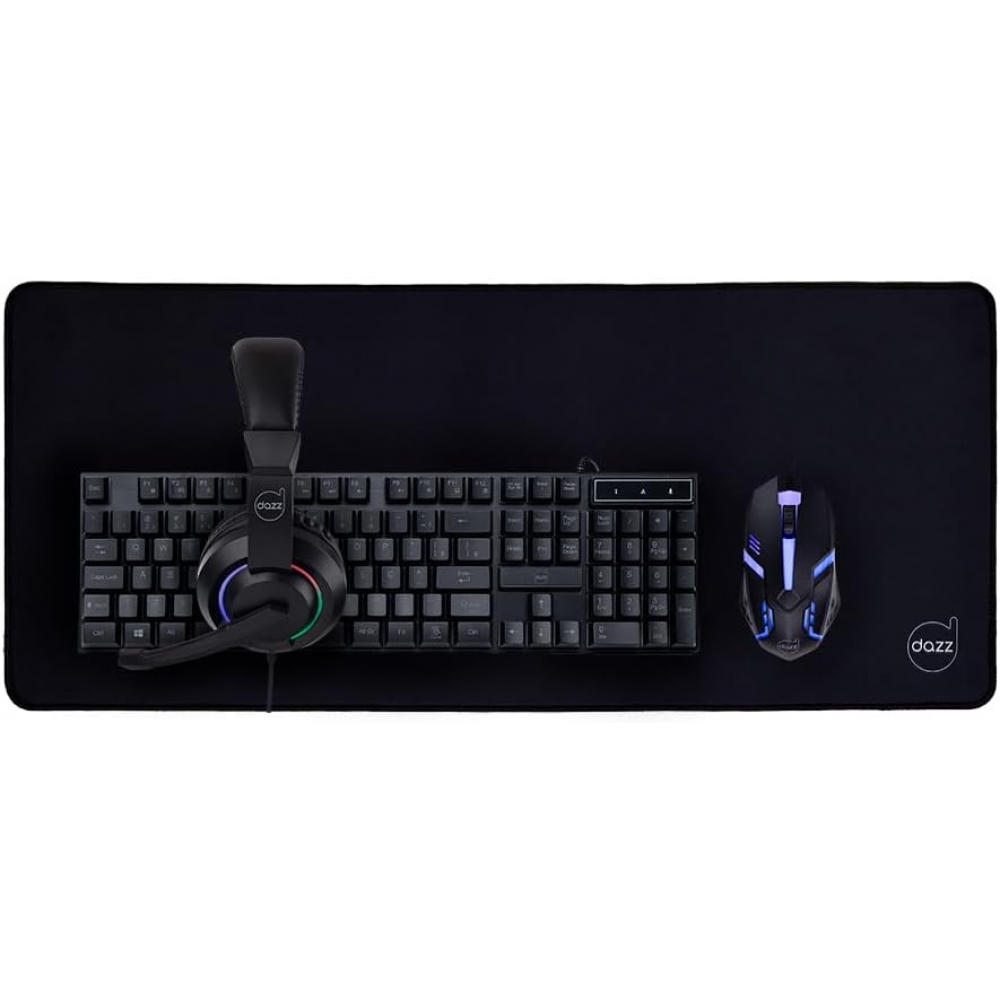 KIT Gamer 4X1  Headset, Mouse, Teclado, Mouse Pad Dazz Novacore