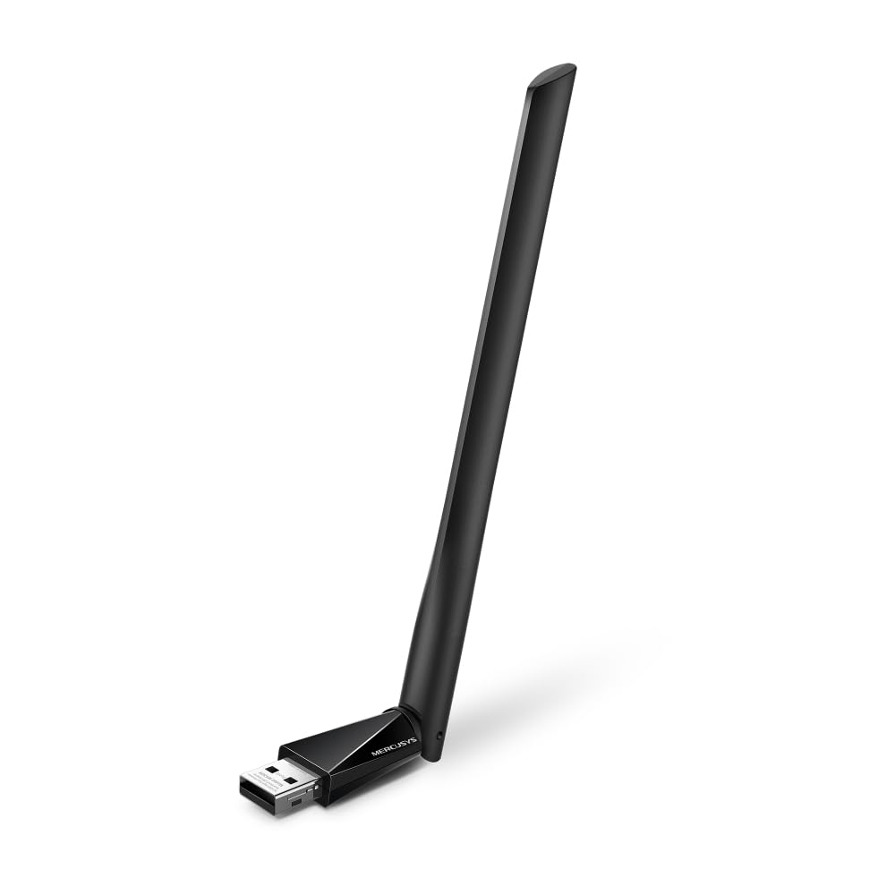 Adaptador USB Wireless Mercusys AC1300 Dual Band MA30H com Antena