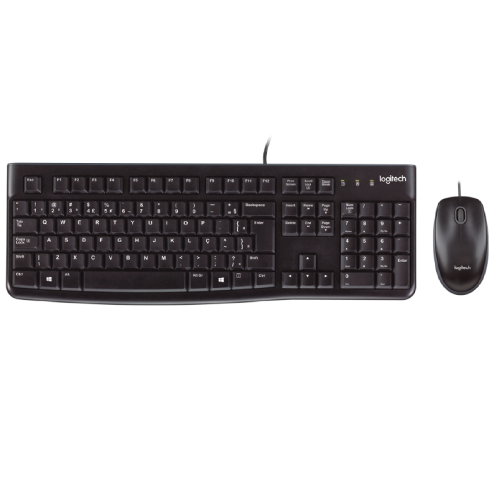Kit Teclado e Mouse Logitech MK120