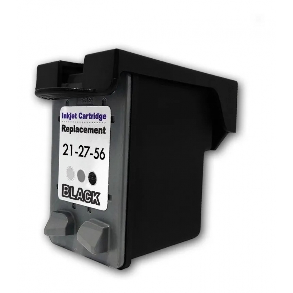 Cartucho HP 21 27 56 preto 19ML compatível