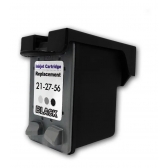 Cartucho HP 21 27 56 preto 19ML compatível