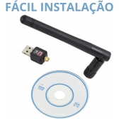 Adaptador USB Wireless com antena ONEX WF-7504