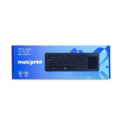 Teclado Multimidia sem fio Tv Plus Touch pad MaxPrint