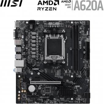 Placa Mae MSI PRO Series A620M-B EVO DDR5 AM5 Ryzen 9000 Series