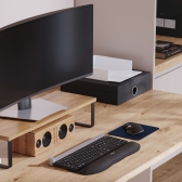 Mouse Pad Reliza Retangular Azul Marinho