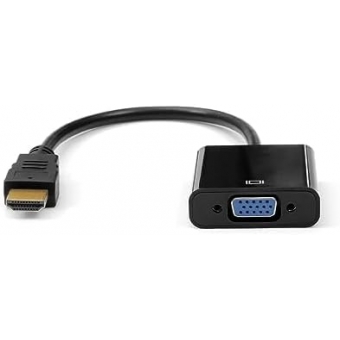 Cabo Adaptador HDMI M X VGA F  Pluscable ADP-HDMIVGA-10BK
