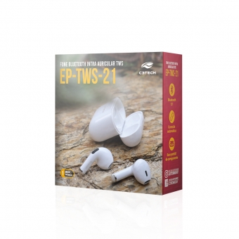 Fone Bluetooth 5.1 C3 Tech EP-TWS-21BK