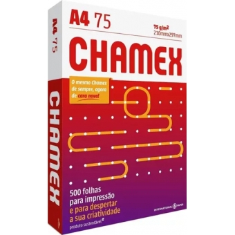 Papel Sulfite A4 75G  - Chamex Office pct 500fls