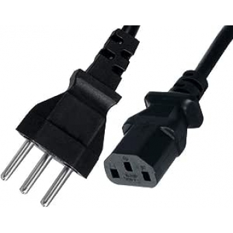 Cabo Energia Tripolar CPU/Monitor 1,50m 3A (0,50mm) Megatron