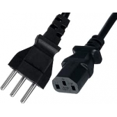 Cabo Energia Tripolar CPU/Monitor 1,50m 3A (0,50mm) Megatron