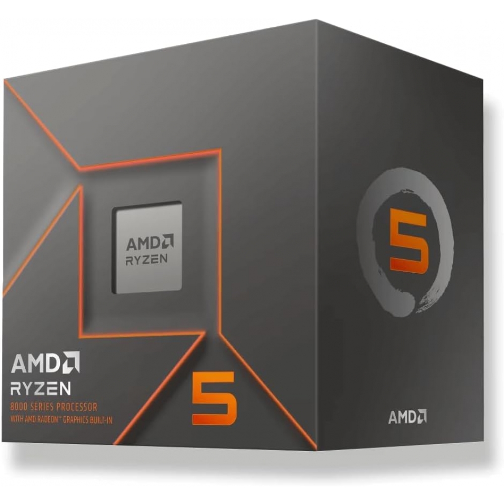 Processador Amd Ryzen 5 8600G Box 4.3Ghz (5.0ghz turbo boost) AM5 AI Graphics