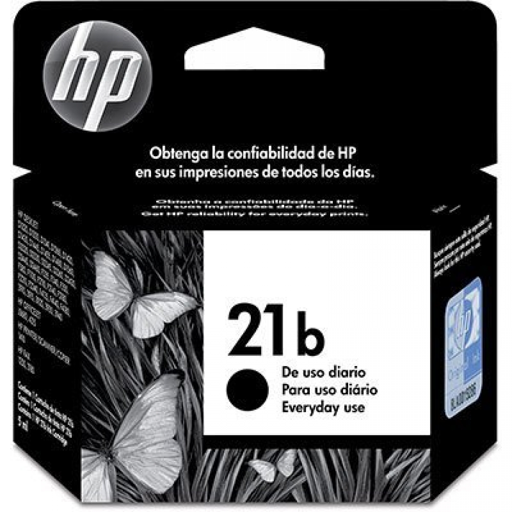 Cartucho HP 21B preto 7ML C9351Bb Every Day Original **