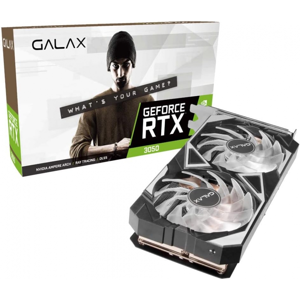 Placa de Vídeo RTX3050 8GB GDDR6 128Bits OC Galax