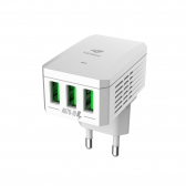Carregador Tomada USB 2,4A Celular C3 Tech UC-310WH