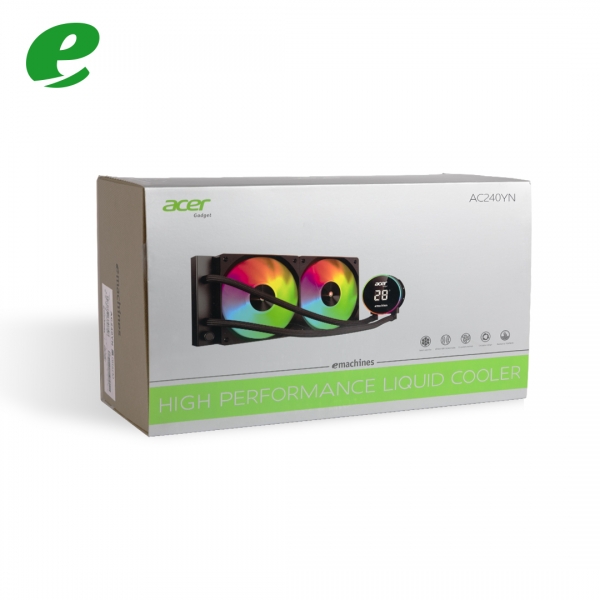 Water Cooler para CPU ACER ARGB 240mm AC240N Preto