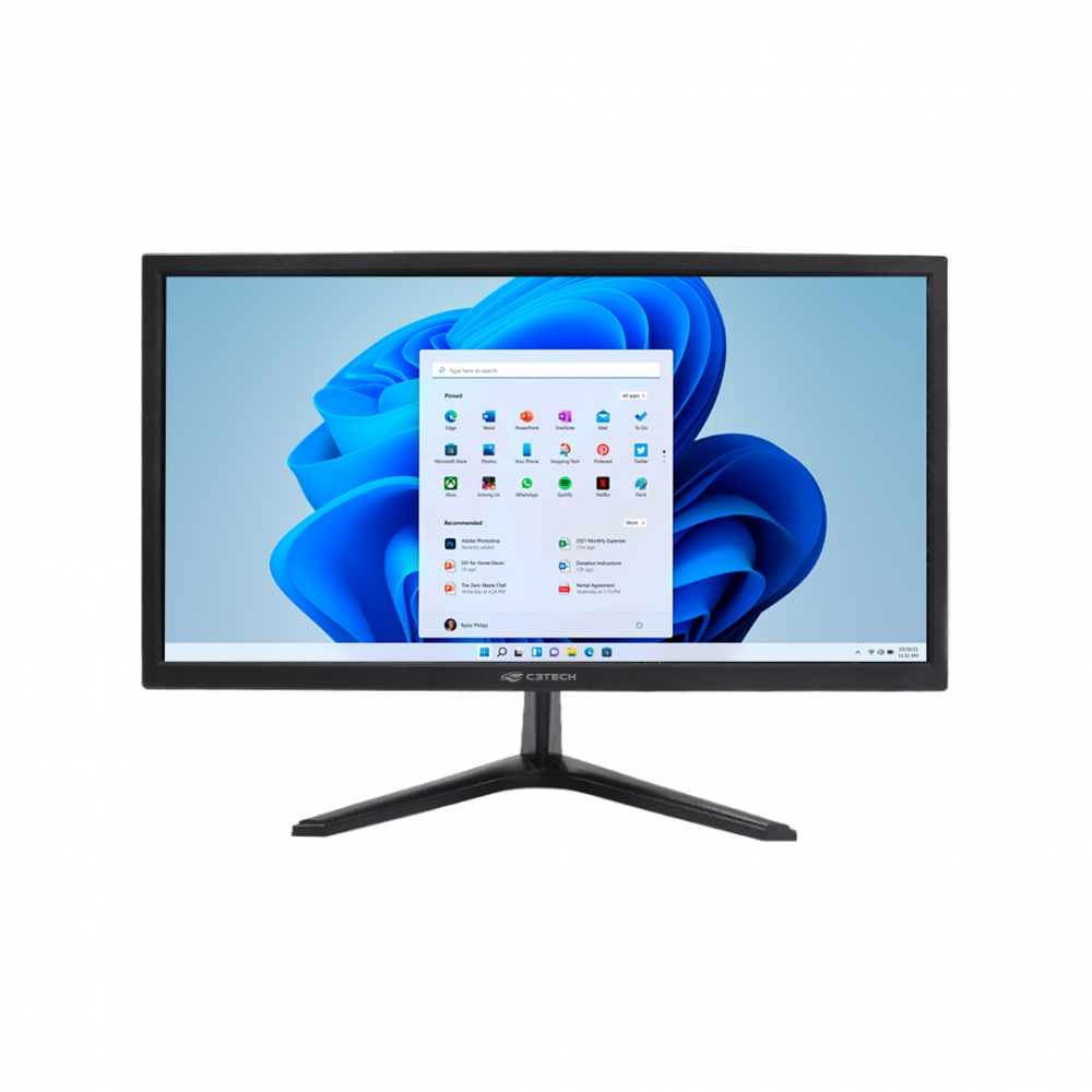 Monitor LED 21,5'  HD IPS  Widescreen C3TECH  HDMI  MR-215