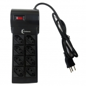 Filtro de Linha com 8 Tomadas Coletek FL-82BK