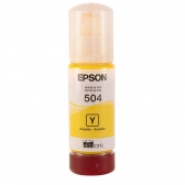 Garrafa de Tinta Epson T504 70ml - Amarelo