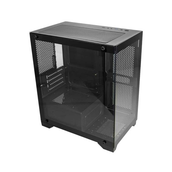 Gabinete Gamer ATX Kmex CG01F9 AQUARIO Micro Poseidon Preto Sem